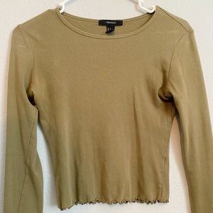Forever 21 Long Sleeve CropTop